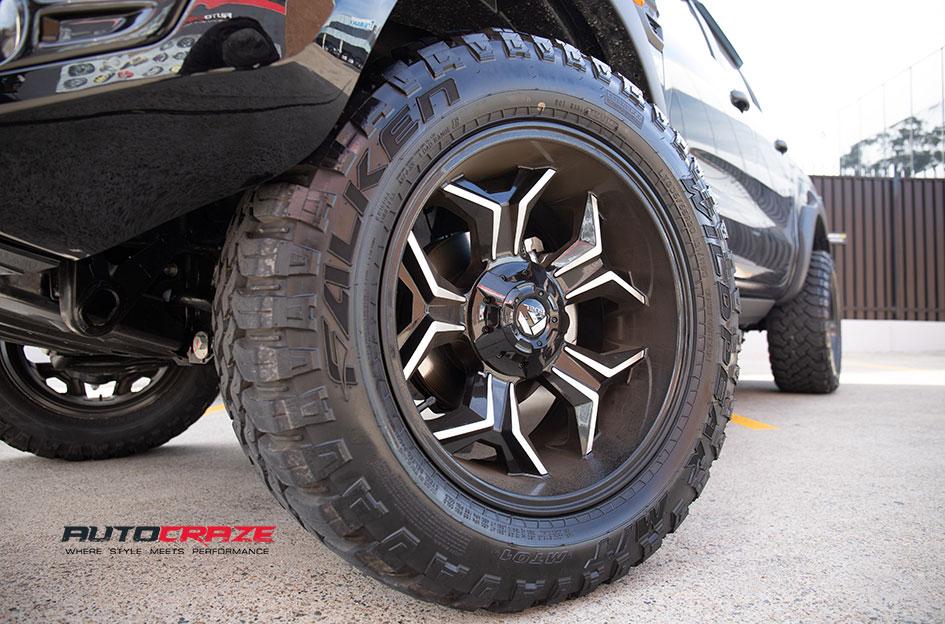 FORD RANGER AVENGER BLACK MACHINED FACE
